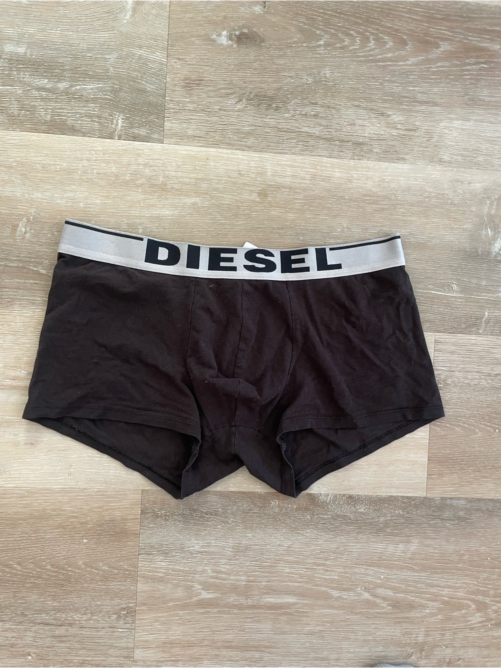 Diesel Black trunks with white Waistband (M)